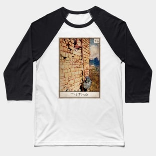 Tarot - The Tower Baseball T-Shirt